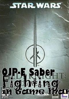 Box art for OJP-E Saber Fighting in Game Manual