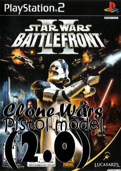 Box art for Clone Wars Pistol model (2.0)
