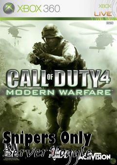 Box art for Snipers Only Server Toggle