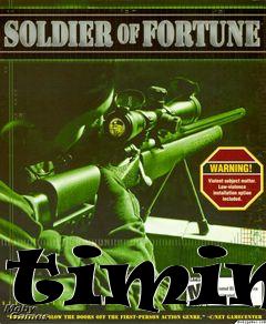Box art for timing
