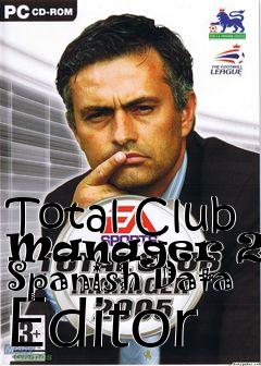 Box art for Total Club Manager 2006 Spanish Data Editor