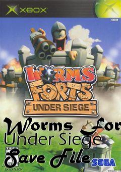 Box art for Worms Fort Under Siege Save File