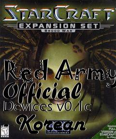Box art for Red Army Official Devices v0.1c - Korean