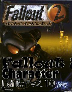 Box art for Fallout 2 Character Editor v2.10