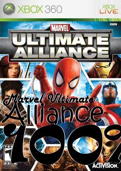 Box art for Marvel Ultimate Alliance 100%