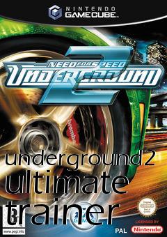 Box art for underground2 ultimate trainer