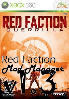 Box art for Red Faction Mod Manager v1.3