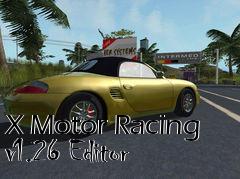 Box art for X Motor Racing v1.26 Editor