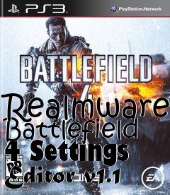 Box art for Realmware Battlefield 4 Settings Editor v1.1