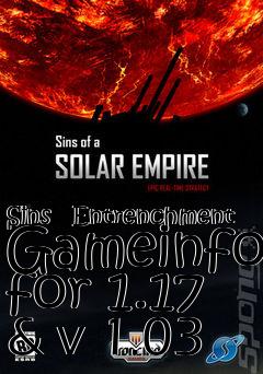 Box art for Sins   Entrenchment Gameinfo for 1.17 & v 1.03