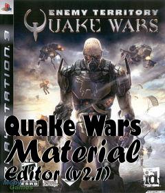 Box art for Quake Wars Material Editor (v2.1)