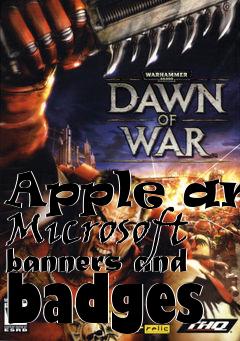 Box art for Apple and Microsoft banners and badges