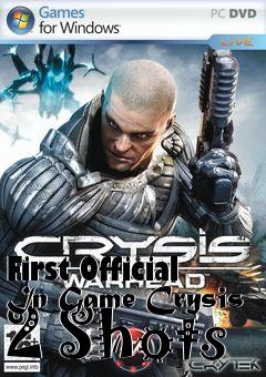 Box art for First Official In-Game Crysis 2 Shots
