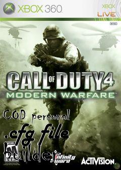 Box art for COD personal .cfg file builder