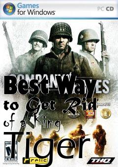 Box art for Best Way to Get Rid of a King Tiger