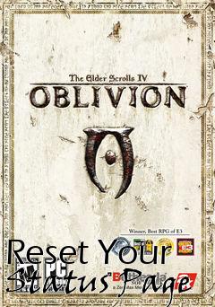 Box art for Reset Your Status Page