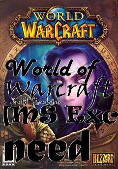 Box art for World of Warcraft - Druid Simulator [MS Excel need