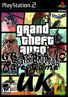 Box art for GTA: SA 100% Save Game - UK