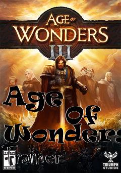 Box art for Age
            Of Wonders 3 Trainer