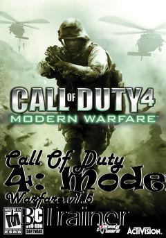 Box art for Call
Of Duty 4: Modern Warfare v1.5 +3 Trainer