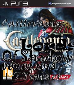 Box art for Castlevania:
            Lords Of Shadow V09.02.2013 +17 Trainer