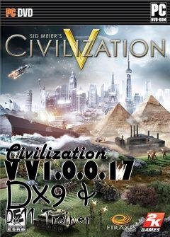 Box art for Civilization
V V1.0.0.17 Dx9 & Dx11 Trainer
