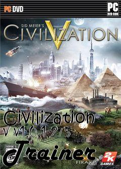 Box art for Civilization
V V1.0.1.275 Trainer