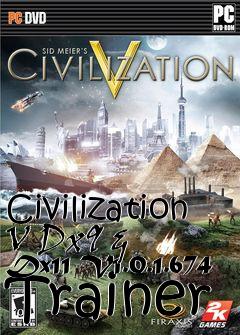 Box art for Civilization
V Dx9 & Dx11 V1.0.1.674 Trainer