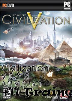 Box art for Civilization
V Dx9 & Dx11 V1.0.1.674 +11 Trainer