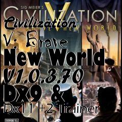 Box art for Civilization
V: Brave New World V1.0.3.70 Dx9 & Dx11 +2 Trainer