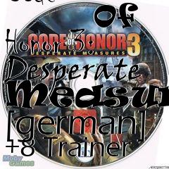 Box art for Code
            Of Honor 3: Desperate Measures [german] +8 Trainer