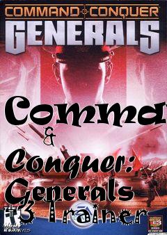 Box art for Command
      & Conquer: Generals +3 Trainer