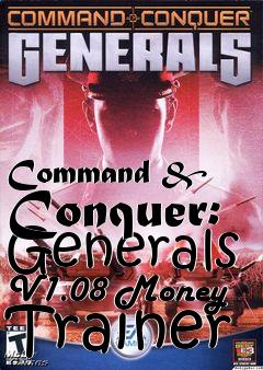 Box art for Command
& Conquer: Generals V1.08 Money Trainer