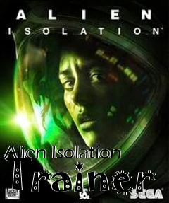 Box art for Alien
Isolation Trainer