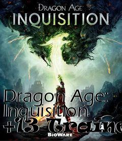 Box art for Dragon
Age: Inquisition +13 Trainer
