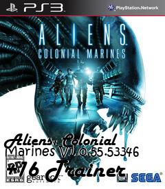 Box art for Aliens:
Colonial Marines V1.0.55.53346 +16 Trainer