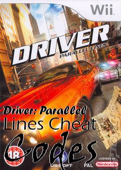 Box art for Driver:
Parallel Lines Cheat Codes