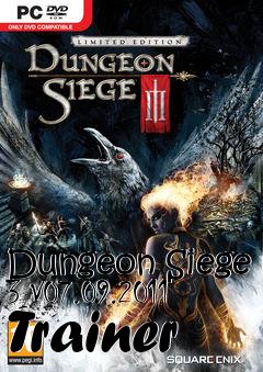 Box art for Dungeon
Siege 3 V07.09.2011 Trainer