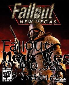 Box art for Fallout:
New Vegas V1.4.0.525 +3 Trainer