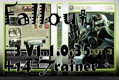 Box art for Fallout
            3 V1.1.0.35 +14 Trainer
