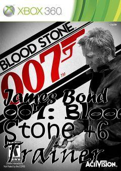 Box art for James
Bond 007: Blood Stone +6 Trainer