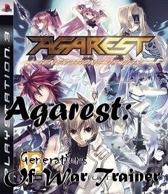 Box art for Agarest:
            Generations Of War Trainer