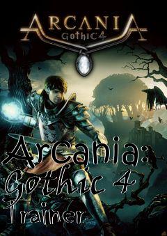 Box art for Arcania:
Gothic 4 Trainer