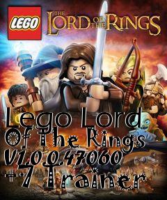 Box art for Lego
Lord Of The Rings V1.0.0.47060 +7 Trainer