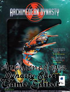 Box art for Archimedean Dynasty Save Game
Editor