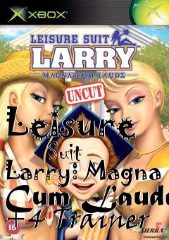 Box art for Leisure
      Suit Larry: Magna Cum Laude +4 Trainer
