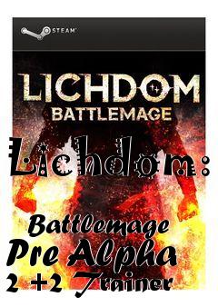 Box art for Lichdom:
            Battlemage Pre Alpha 2 +2 Trainer