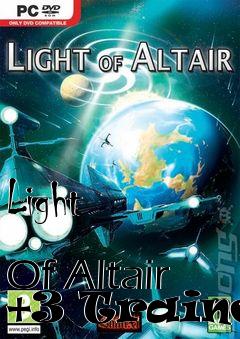 Box art for Light
            Of Altair +3 Trainer