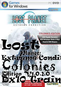 Box art for Lost
            Planet: Extreme Condition Colonies Edition V1.0.2.0 Dx10 Trainer