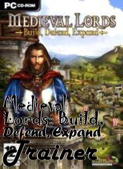 Box art for Medieval
Lords: Build, Defend, Expand Trainer